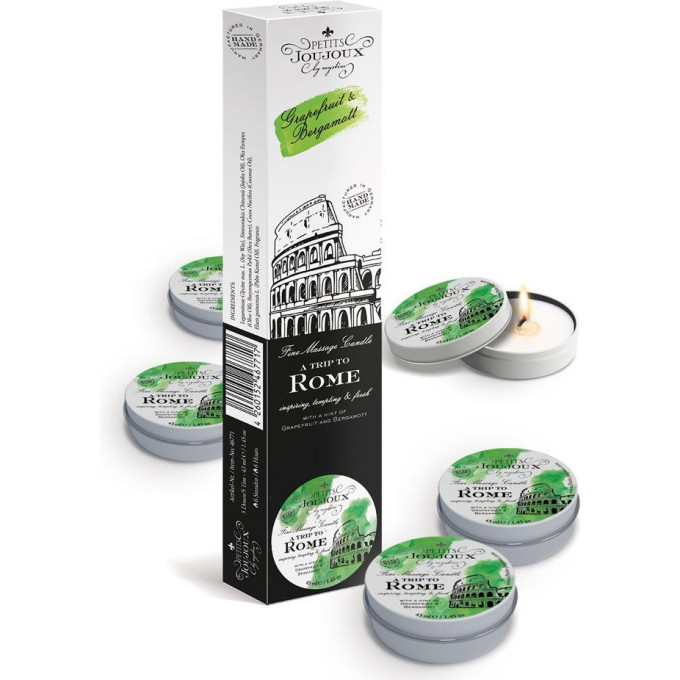 Набор из 5 массажных свечей MYSTIM Petits Joujoux Rome Refill, 33 г 46771